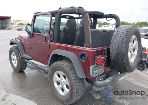 2003 Jeep Wrangler Sport from USA, damaged, VIN 1J4FA49S63P324904